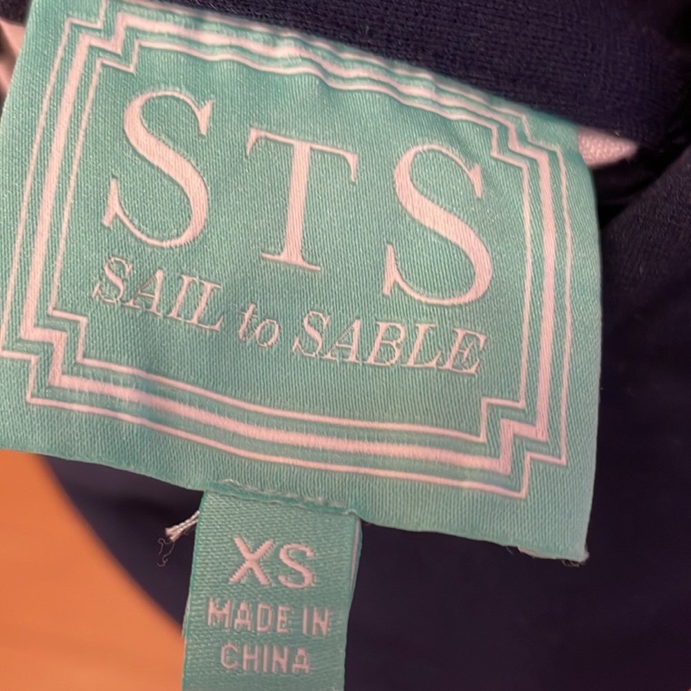 Sail To Sable Navy Stripe Button Back Stop - image 3